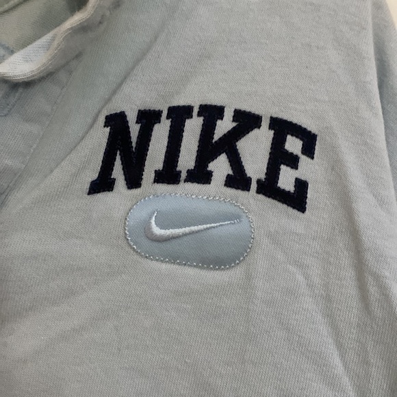 Nike light blue women’s long sleeve top 100% cotton size large - Picture 2 of 6